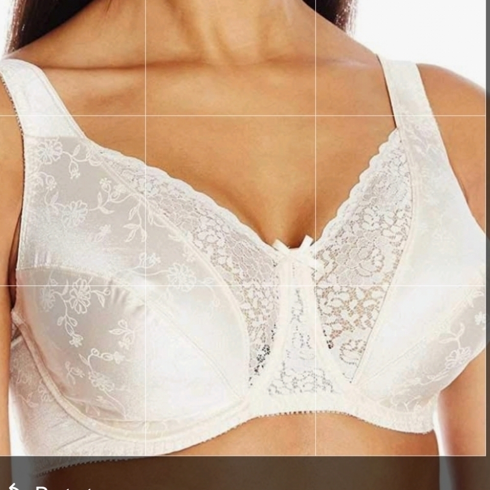Playtex Women's Secrets Love My Curves Signature Floral Underwire Full Coverage